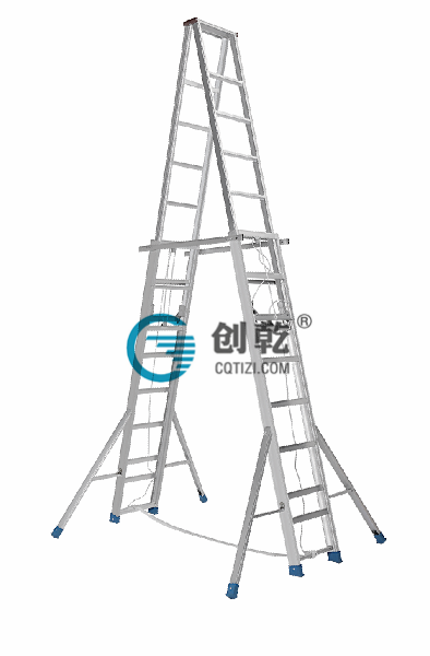 【深圳】客户购买8米伸缩梯，加厚人字